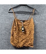 Esmara Camisole Heidi Klum Womens Size 4 Brown Fashionable Tank Top Shirt - £9.21 GBP