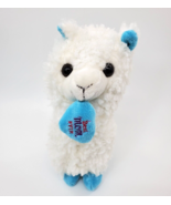 Dan Dee White Alpaca Llama Blue Heart Best Mom Ever Plush Stuffed 12&quot; To... - £9.71 GBP