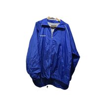 VTG 90s DIADORA Warm Up Soccer Nylon Jacket Blue Men&#39;s XL/2X Mesh Lined - $110.83 CAD