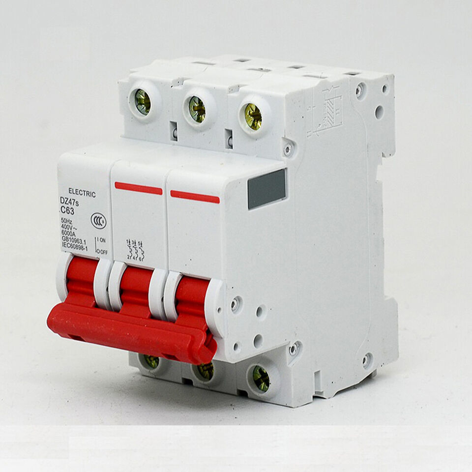 3P 63A For Delixi Phase DZ47S Circuit Breaker Air Switch - $13.36