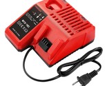 M12 &amp; M18 Rapid Replacement Charger Milwaukee 12V&amp;18V Xc Lithium Ion Cha... - £36.37 GBP