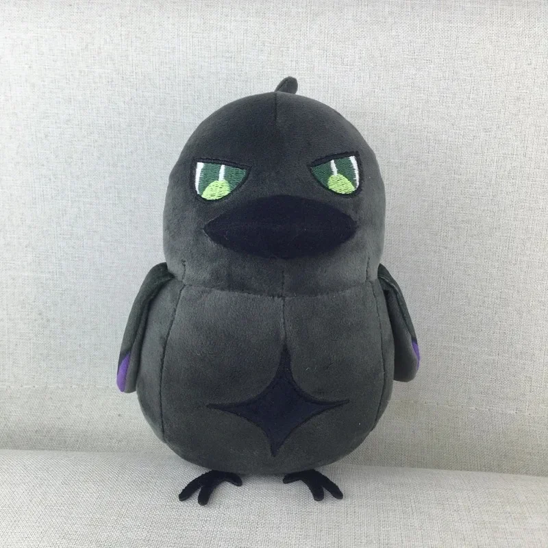 Esss kawaii bird cosplay black plush stuffed dolls cartoon animal plushies throw pillow thumb200