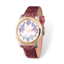 Disney Adult Minnie Mouse Two-tone Sparkle Band Watch - £51.71 GBP