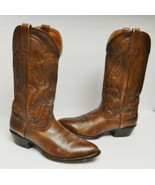 Nocona Men&#39;s Boots Western Cowboy Leather Pull On Brown Size 9 EE - £62.63 GBP