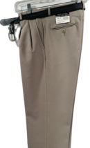 Bocaccio UOMO Boys Taupe Dress Pants Belt Pleated Front Husky Sizes 8H -... - £19.92 GBP
