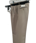 Bocaccio UOMO Boys Taupe Dress Pants Belt Pleated Front Husky Sizes 8H -... - £19.65 GBP