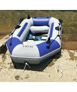 OLOEY Hovercraft Inflatable Boat, Blue/White, Portable Fishing Raft with... - $3,755.13 MXN