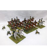 (6) Painted Napoleonic Infantry With Swords Cavalry Groups 15MM Miniatures - $38.83 CAD