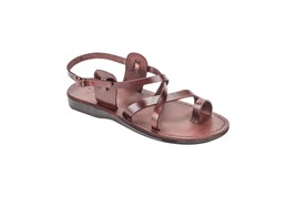 Damen Biblische Sandalen Handgefertigt Natürliches Israel Leder aus Jeru... - $52.54