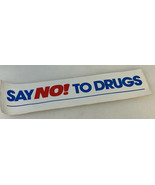 DARE Sticker SAY NO TO DRUGS Bumper Sticker 11.5” X 3” VINTAGE NOS - $13.47 CAD