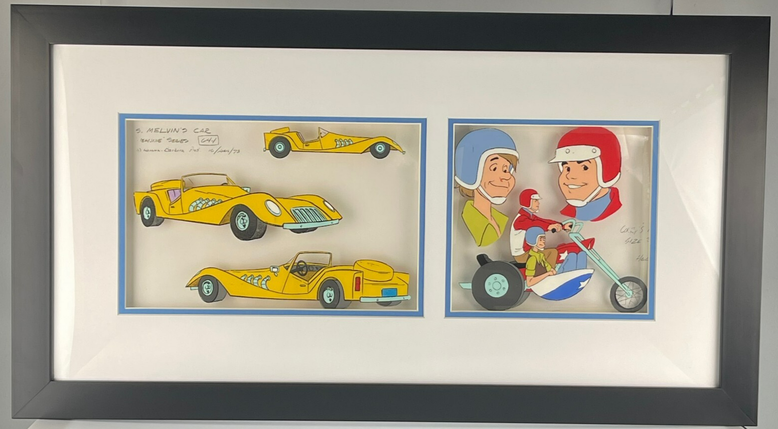 1973 "Jeannie" Character Model Sheet Acrylic Painting Cel Collage Hanna-Barbera Item image 5