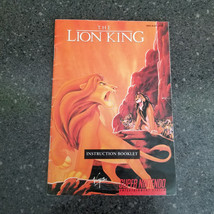 The Lion King Super Nintendo SNES - Instruction Manual Booklet ONLY - $11.95