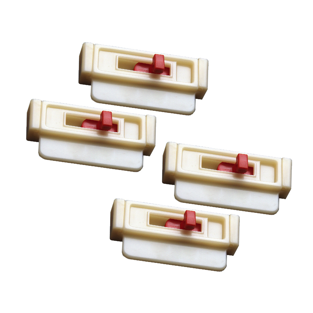 Seat Belt Tension Adjuster 4-Pack, White to Get Seatbelts Off Your Neck