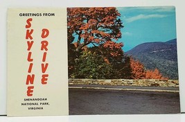 VA Greetings from SkyLine Drive Shenandoah National Park Postcard I14 - £3.14 GBP
