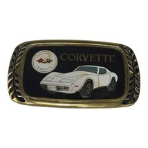 Vintage Chevy Corvette Solid Brass Belt Buckle Heritage Buckles Aminco H... - £32.14 GBP