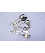 Prestige Grenoble Serving Pcs Lot of 7 Silverplate Meat Fork Knife Spoon... - €19,49 EUR