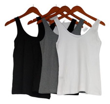 Felina Womens Reversible Tank Top, 3 Pack Size X-Large Color Black/White/Gray - £27.09 GBP