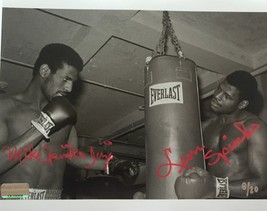 Leon / Michael Spinks Dual Signed 8x10 #D/20 COA Inscriptagraphs Ali Tyson Auto - £57.72 GBP