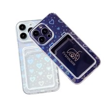 COOWEEK Compatible with iPhone 14 Pro Max Clear Heart Phone - £34.79 GBP