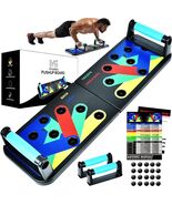 MG Push Up Board with 5 Resistance Bands &amp; Jump Rope - Portable Home Gym... - €4,71 EUR