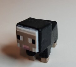 Minecraft Black Sheep Mattel Mini Figure 1&quot; Mojang - £3.91 GBP