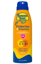 Banana Boat Protection + Vitamins Sunscreen Spray, SPF 50 4.5fl oz - $39.99
