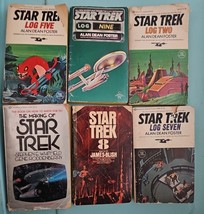 Lot Star Trek Books, Star Trek Log Books, Alan Dean Foster, Making Of St... - $49.49