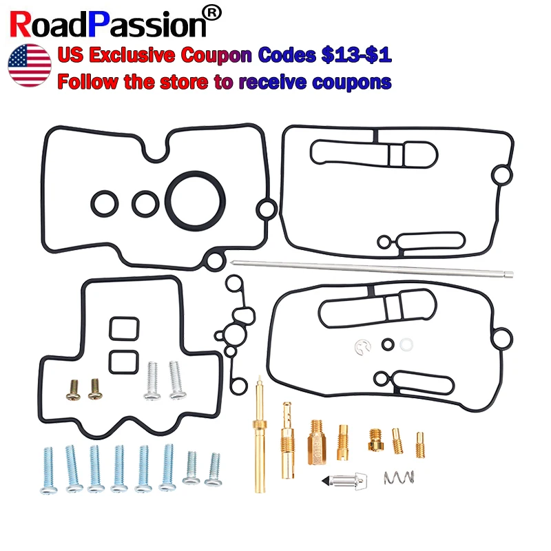 Motorcycle Carburetor Rebuild Jets Repair Kit For Honda CRF250X CRF250R CRF450R  - £29.34 GBP