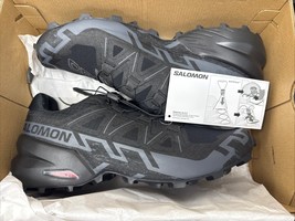 New! Salomon Speedcross 6 GORE-TEX Black Phantom Sz  8.5 /Box - $98.99