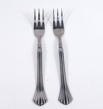 2 Cambridge Stainless Cocktail Forks China Vintage - £10.21 GBP