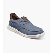 Nunn Bush Brew City EZ Hands Free Canvas Lace Moc Toe Slip On Navy 85164-492 image 8