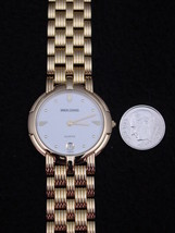 Simon Chang Men&#39;s Wrist Watch Real Gold Plate W. German 7 Jewel Quartz France - £102.67 GBP