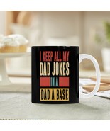 Ceramic Mug – Father&#39;s Day - Dad A Base - 11 oz White Coffee Mug - $18.26 CAD