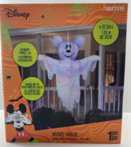 Gemmy 4 ft Tall Airblown Inflatable Disney LED Hanging Mickey Mouse Ghost New - £63.15 GBP