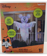 Gemmy 4 ft Tall Airblown Inflatable Disney LED Hanging Mickey Mouse Ghos... - $108.30 CAD