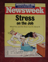 NEWSWEEK magazine April 25 1988 Stress On The Job Runaways Frank Lorenzo - £6.77 GBP