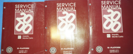 2000 GM Chevy Chevrolet Impala Monte Carlo Service Shop Workshop Manual Set OEM - £56.53 GBP