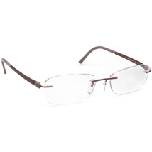 Silhouette Eyeglasses 5452 40 6056 Titan Brown Rimless Frame Austria 52[]17 130 - £79.92 GBP
