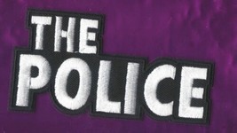 The Police Logo Iron On Sew On Embroidered Patch 4 &quot;x 2 &quot; - £5.49 GBP