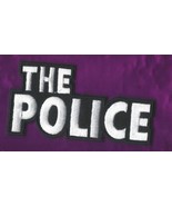 The Police Logo Iron On Sew On Embroidered Patch 4 &quot;x 2 &quot; - £5.47 GBP
