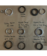 Lot of Camera Adapter / Step Up Rings: Set Of 11 From Kodak, Tiffen, &amp; More - €31,82 EUR