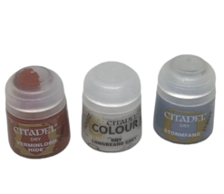 Citadel Colour Paint DRY Verminlord Hide Longbeard Grey Stormfang Blue L... - $21.73