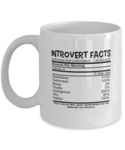 Coffee Mug Funny Introvert Facts  - $14.95