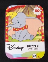 Disney&#39;s DUMBO mini puzzle in collector tin 50 pcs New Sealed - £3.16 GBP