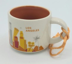 Starbucks You Are Here Yah Collection 2 Oz Demitasse Cup Ornament Los Angeles - £11.02 GBP