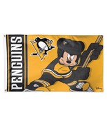 Pittsburgh Penguins 90cmx150cm/3x5FT Mickey Deluxe Single-Sided Flag - $380.13 MXN