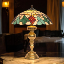 Romantic Tiffany Desk Brass Lamp Table Lamp - $6,477.65 MXN