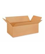 24x12.5x8 15-PACK #200/32ECT Long Corrugated Shipping/Moving Boxes - £29.16 GBP