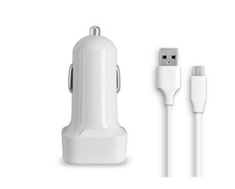 Fast Car Charger+3Ft Usb Cord Cable For Tracfone/Total Blu View 2 B130Dl - £23.53 GBP