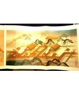 Vintage 1928 Fine Art Scroll Yamaguchi Hoshun 15-Foot Print 7 Images Rar... - $54.40
